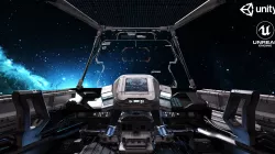 Spaceship Cockpit v1 Lowpoly PBR Low-poly 3D model