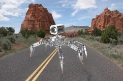 Spider-like investigative robot 3D model