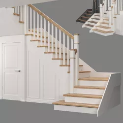 Staircase with pantry 3D model