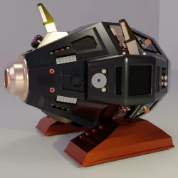 StarTrek Exocomp fan art 3D model
