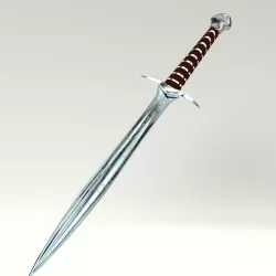 Sting  Bilbo  Sword 3D PBR model  Low-poly 3D model