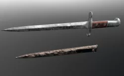Swiss bayonet knife of the 1918 3D model