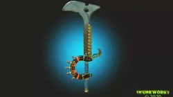 Sword Concept 02 Low-poly 3D model