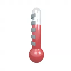 Thermometer v1 001 Low-poly 3D model