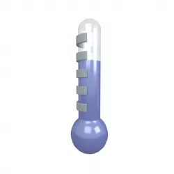 Thermometer v1 005 Low-poly 3D model