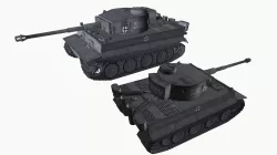 Tiger 1 German Heavy Tank 3D model