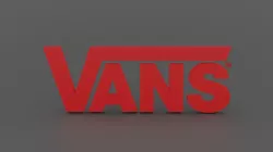Vans Logo  Low-poly 3D model