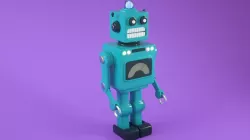 Vintage Toy Robot 3D model