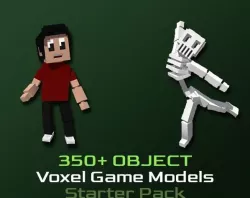Voxel Game Models - Starter Pack 3D model