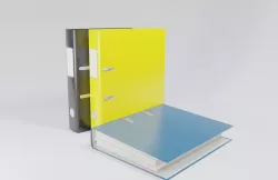 well made Ring binders Low-poly 3D model