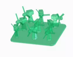 Wind Turbine Plant 3D model