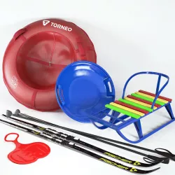 Winter sports set 3D model