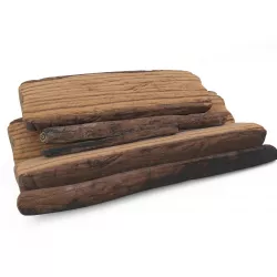 Wood stack cartoon 3D model