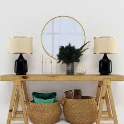 Wooden Decorative Console 3D model