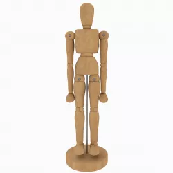 Wooden Jointed Manikin 3D model