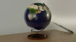 World Map 3D model