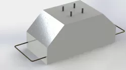 4 anchors concrete base