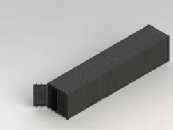 40ft Container 3D model