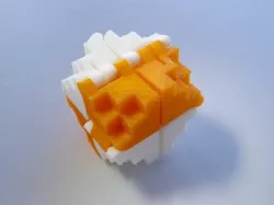 8-Bit Folding Cube for PLA