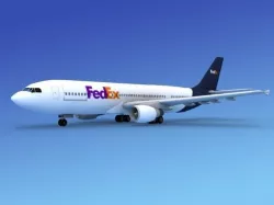 Airbus A300 FedEx 3D model