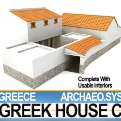 Ancient Greek House C 3D model