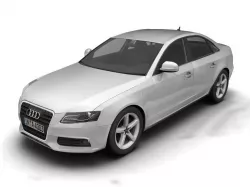 Audi A4 2008  3D model