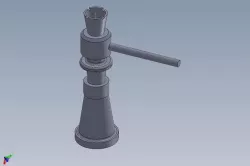 AutoCAD screw jack 3D modeling