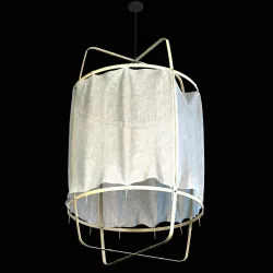 Ay Illuminate Z1 Black Cloth Ceiling Lamp 3D model