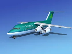 BAe 146-100 Aer Lingus 3D model