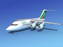 BAe 146-100 Alitalia 3D model