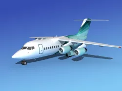 BAe 146-100 Corporate 1 3D model