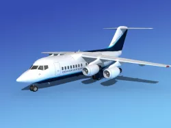 BAe 146-100 Denver Air Express 3D model