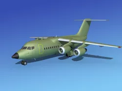BAe 146-100 Military Transport 3D model