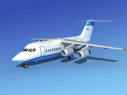 BAe 146-100 Rapidair 3D model