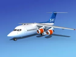 BAe 146-100 SAS 3D model