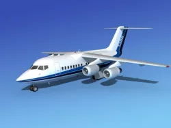 BAe 146-100 TABB 3D model