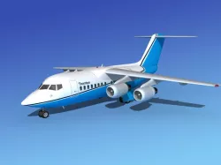 BAe 146-100 Thornton 3D model