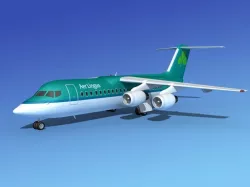BAe 146-300 Aer Lingus 3D model