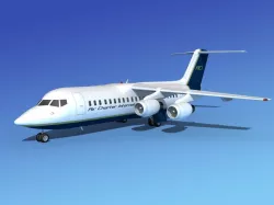 BAe 146-300 Air Charter Intl 3D model
