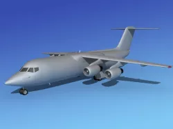 BAe 146-300 Base Model 3D model