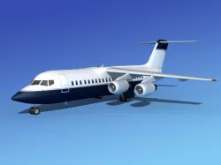 BAe 146-300 Corporate 3 3D model