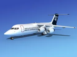 BAe 146-300 North America Charters 3D model