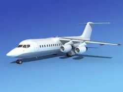 BAe 146-300 Unmarked 1 3D model