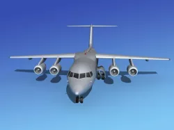 Bae 146 Bare Metal 3D model