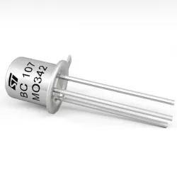 BC107 transistor Low-poly  3D model
