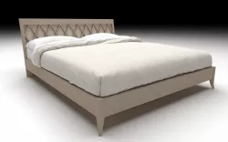 Bed wood 3D model