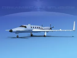 Beechcraft Starship 2000 T00 3D model