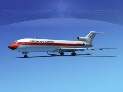 Boeing 727-200 Richards Aviation 3D model