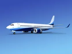 Boeing 737-800 BBJ 1 3D model