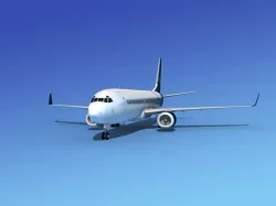 Boeing 737-800 BBJ 2 3D model